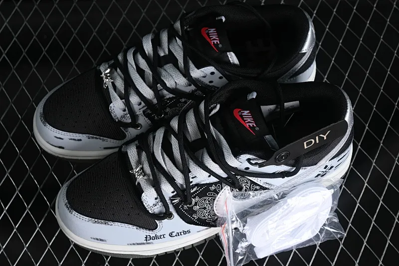 All Categories Nk SB Dunk Series Nk SB Dunk Low Low-top sneakers Nk Dunk Low Sanci Lab Dark Poker Old Dirty Shoes Premium Gray Cashew Pattern SB Strap Low-top Casual Shoes DM0108-001